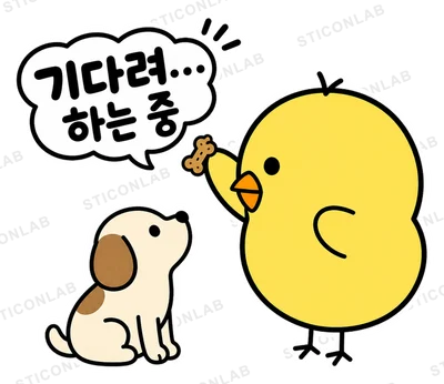 삐루와 댕댕이 | 강아지 일상 스티커