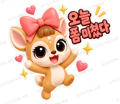 반짝이는 별 사이에서 두 팔을 벌리고 '오늘 폼 미쳤다'를 외치는 베리