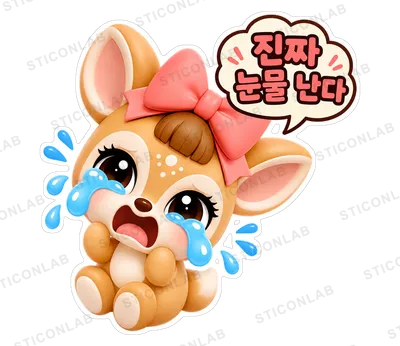 두 눈에서 눈물을 펑펑 쏟으며 '진짜 눈물 난다'고 우는 베리