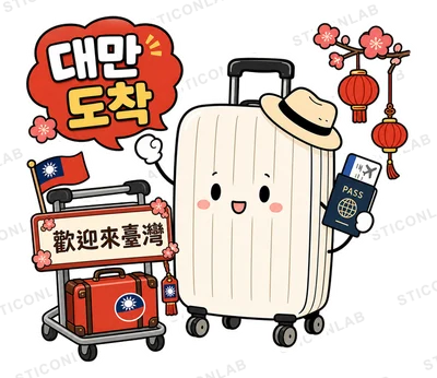 캐리의 대만여행 | 여행 블로그 스티커