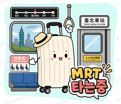 캐리의 대만여행 | 여행 블로그 스티커
