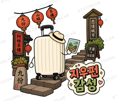 캐리의 대만여행 | 여행 블로그 스티커
