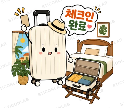 캐리의 베트남여행 | 감성 여행 스티커