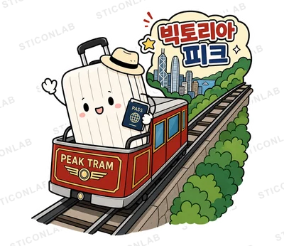 캐리의 홍콩여행 | 여행 블로그 스티커