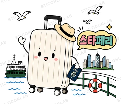 캐리의 홍콩여행 | 여행 블로그 스티커